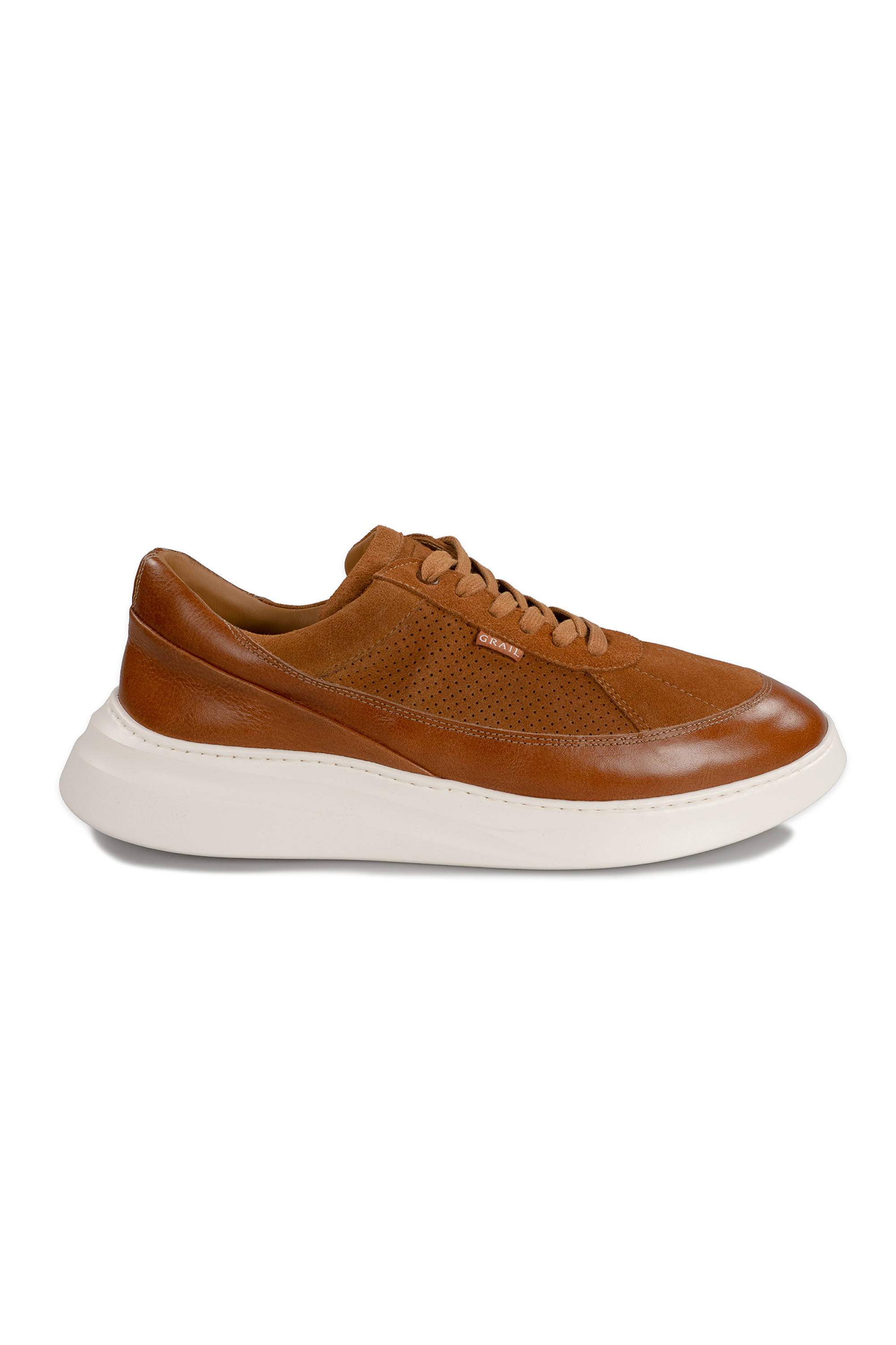 Showman Mens Sneaker In Cognac